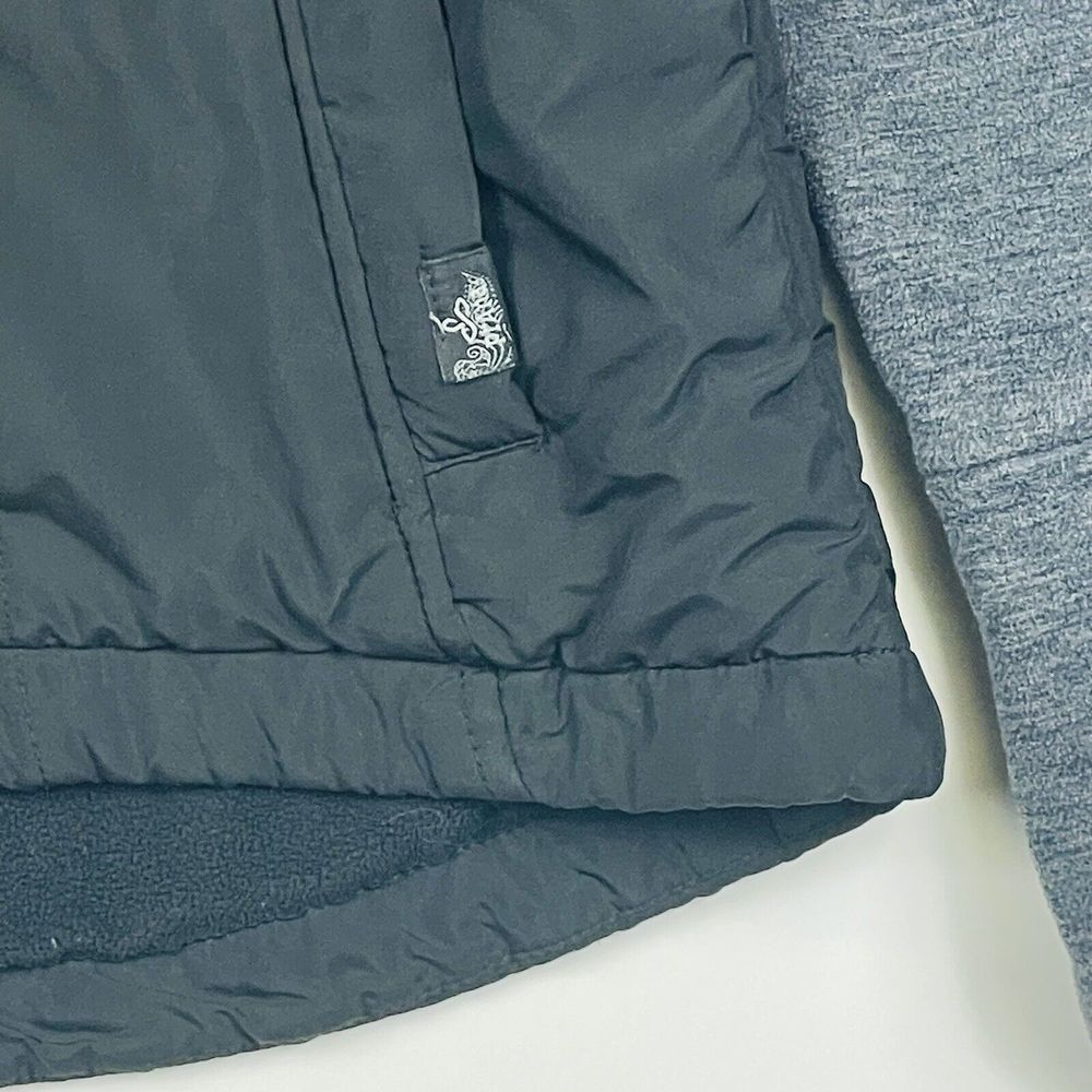 Prana Jacket Womens Large Black Grey Quilted Hybrid Full Zip Gorpcore Outdoor - Picture 3 of 6